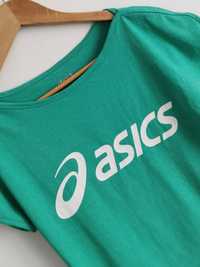 Asics t-shirt koszulka krótki rękaw sportowa logowana damska L