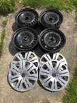 Felgi stalowe R16x6,5 5x108 ET50 + kołpaki - Ford, Land Rover