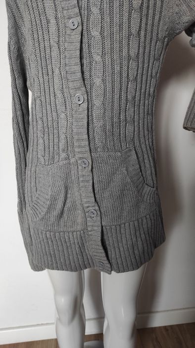 Szary sweter 146 , 152 rozpinany sweter 146 , 152