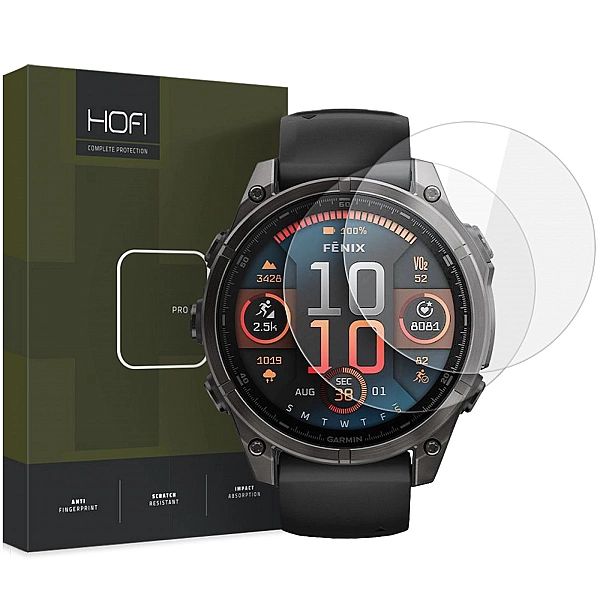 Szkło Hartowane Hofi Glass Pro+ 2-Pack Garmin Fenix 8 (47 Mm) Clear