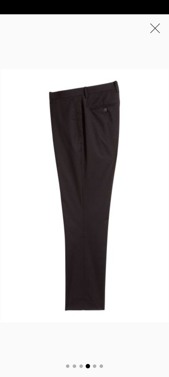 Nowe H&M spodnie garniturowe męskie r.32