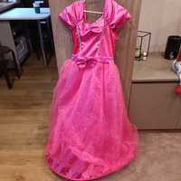 Вечернее платье принцессы розовое