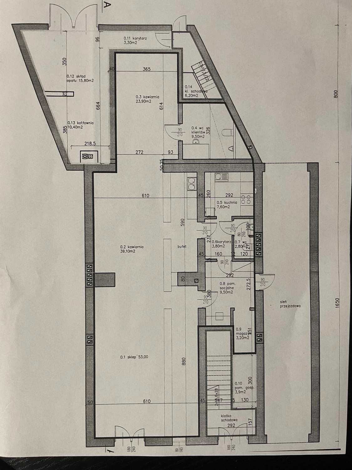 Lokal komercyjny 130m2 handel uslugi gastronomia 50m od centrum !!