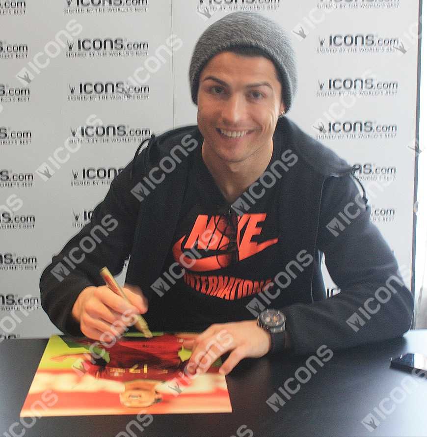 Piłka Nożna Cristiano Ronaldo autograf podpis COA dowód Portugalia !!!