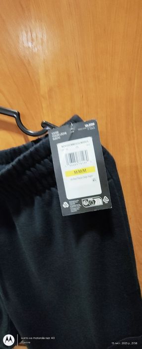 Штани чоловічі Under Armour UA Rival Fleece Cargo Jogger чорні.