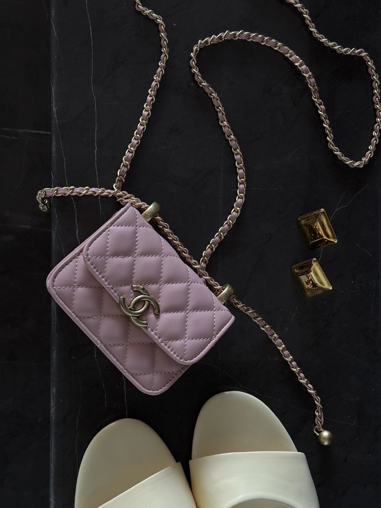 Сумка Chanel mini рожева