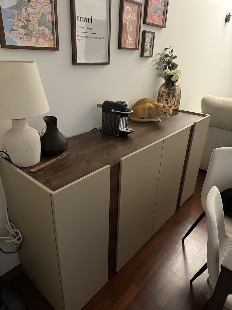 Conjunto de movel TV + aparador + mesa