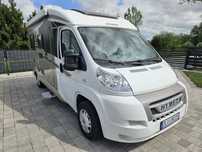 Hymer-Eriba 404 Compact  Super stan. Miejsce na motocykl klapa bagażnika.