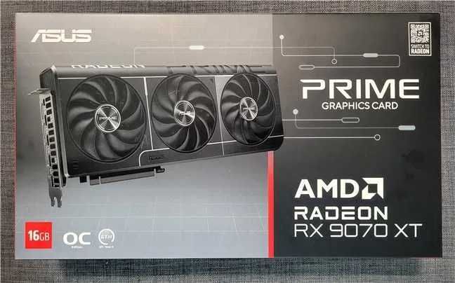 RX 9070 XT 16GB asus aceito retomas