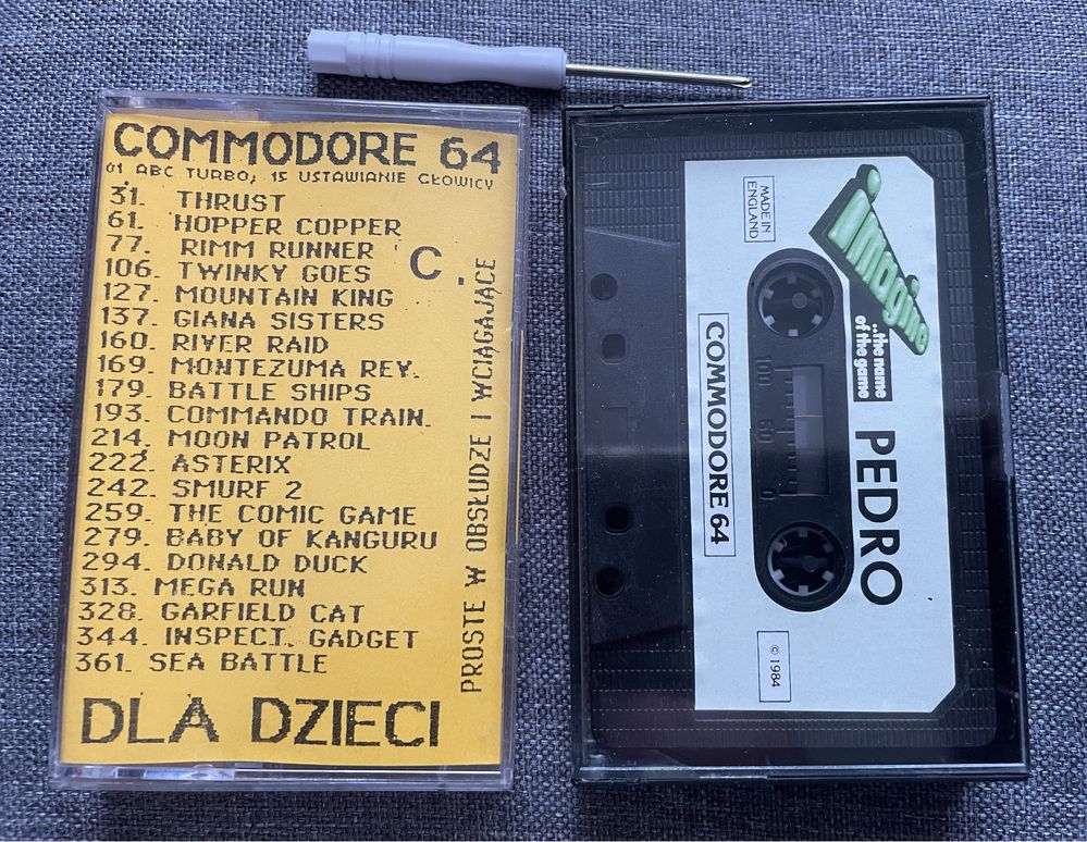 Commodore 64 / 128 magnetofon CPC do komputera C64 gratisy gry Zobacz