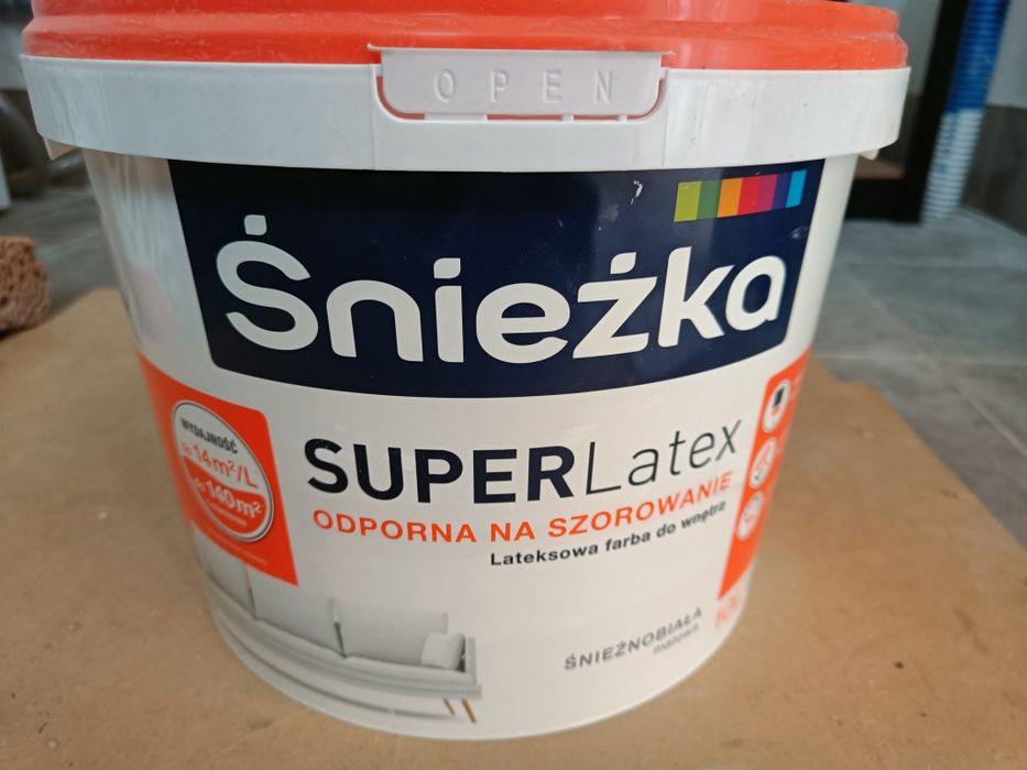 Farba snieżka lateksowa 10l