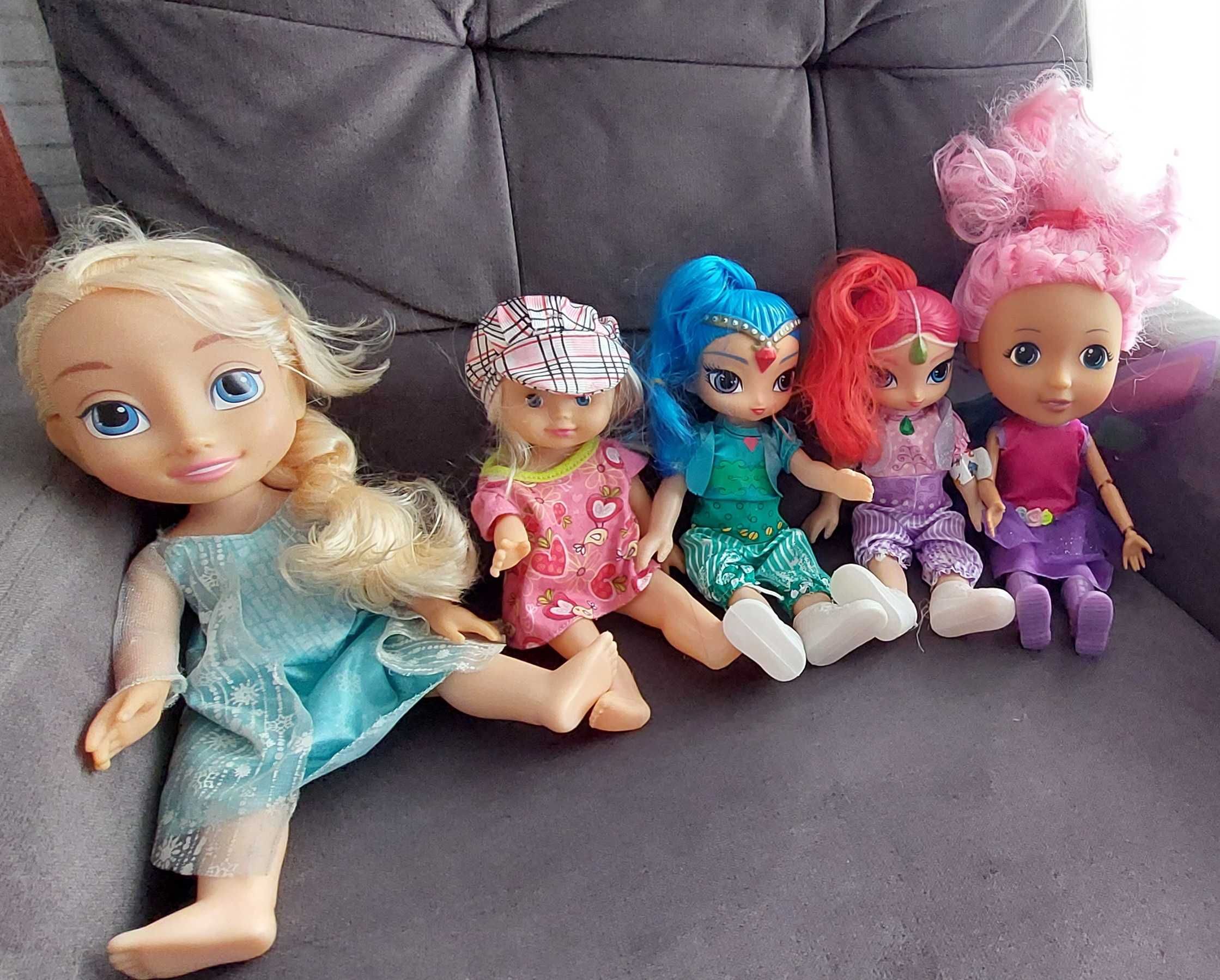 5 lalek Wróżka Agatka Elsa siostry Shimmer&Shine