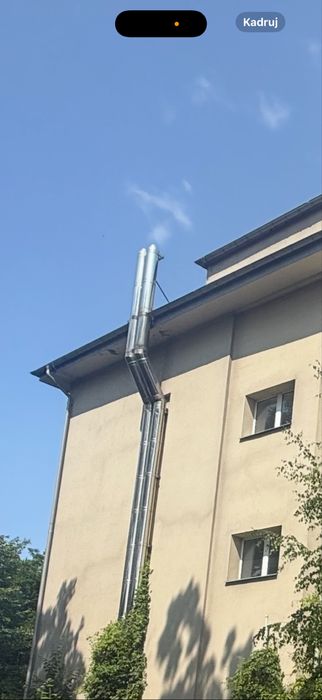 Komin izolowany dwuścienny KDI1 fi 200 16 m kwasoodporny