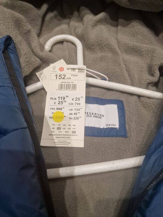 Kurtka zimowa Reserved 152 Nowa