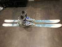 Buty 250mm + narty 166cm damskie Rossignol