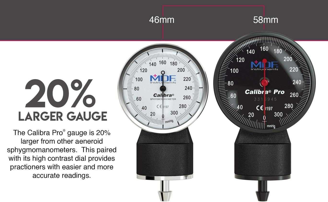 Sphygmomanometr, profesjonalny ciśnieniomierz MDF Calibra Pro 58 Spg61