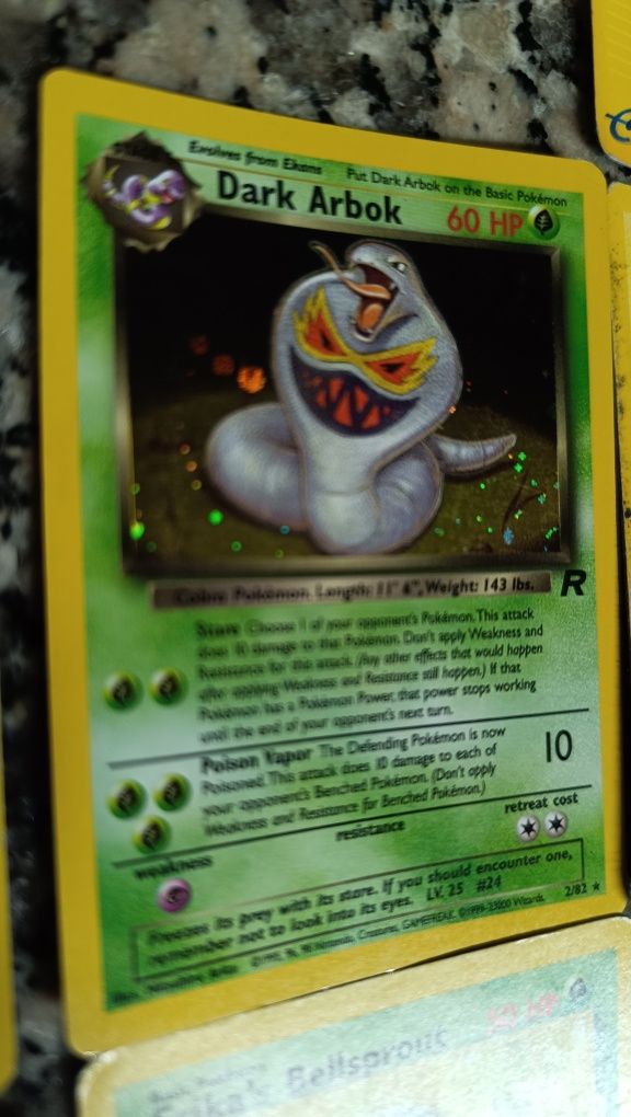 Cartas Pokémon vintage