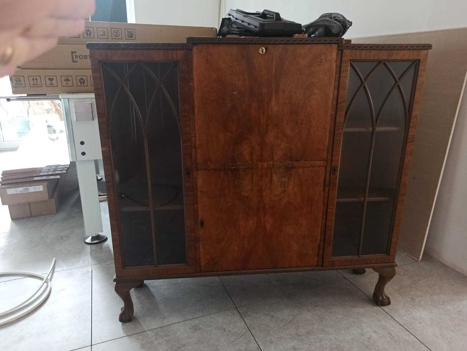 Biblioteczka sekretarzyk gablota biurko antyk vintage