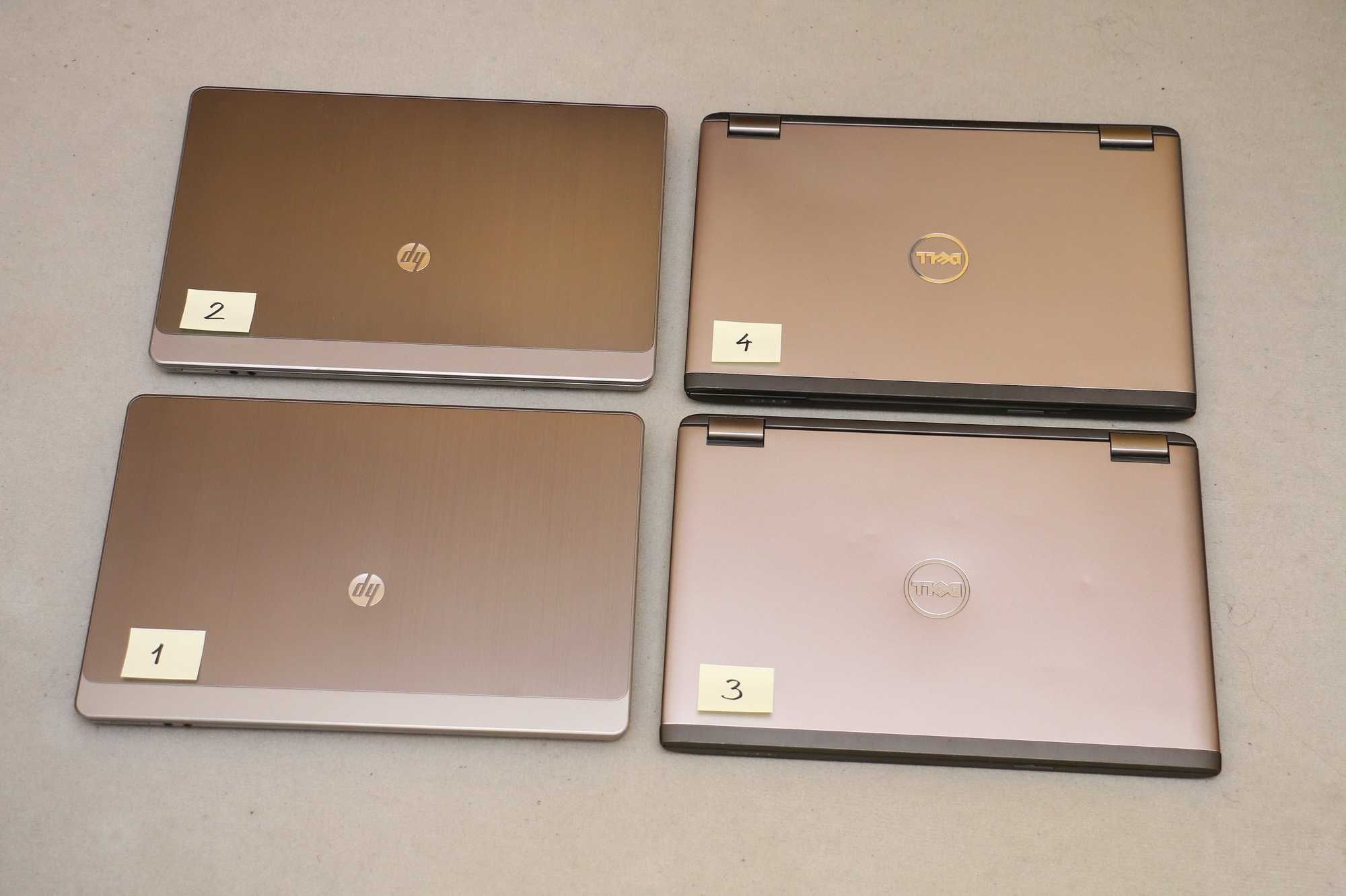 Zestaw 4x HP+Dell * 15,6" Core i3 4GB RAM dobre baterie