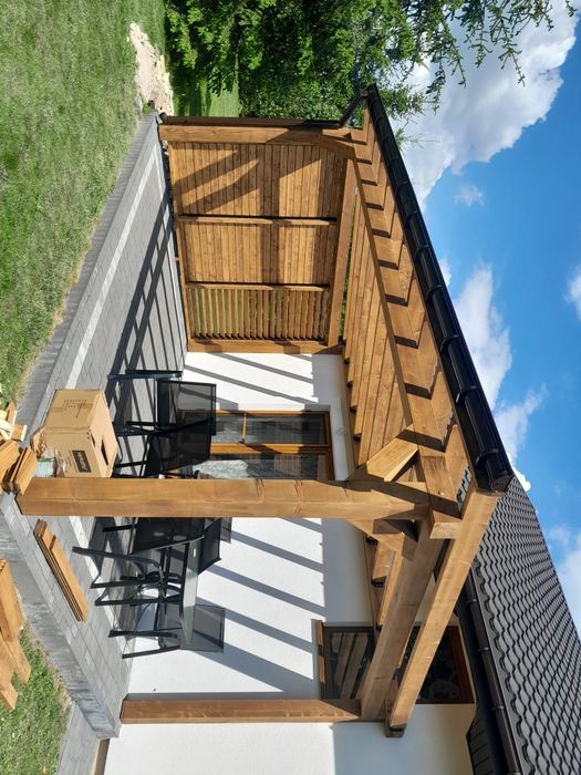 Zadaszenia tarasu,wiaty samochodowe itp.