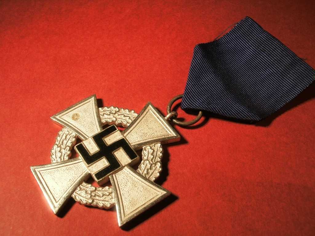 Medalha Faithful Service 25 years - 3º Reich - Alemanha - WW2