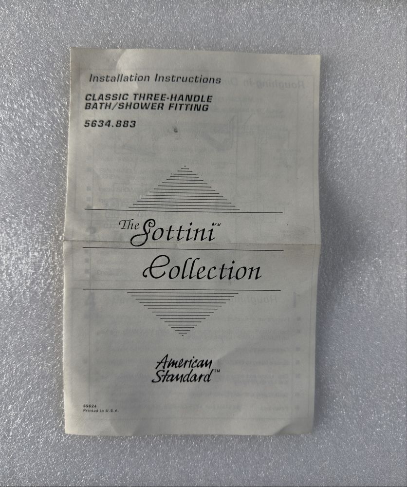Bateria wannowo prysznicowa SOTTINI