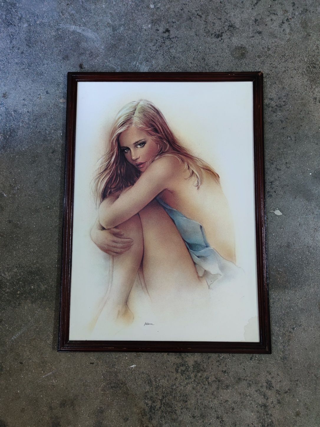 Quadro com moldura 52.5×72cm