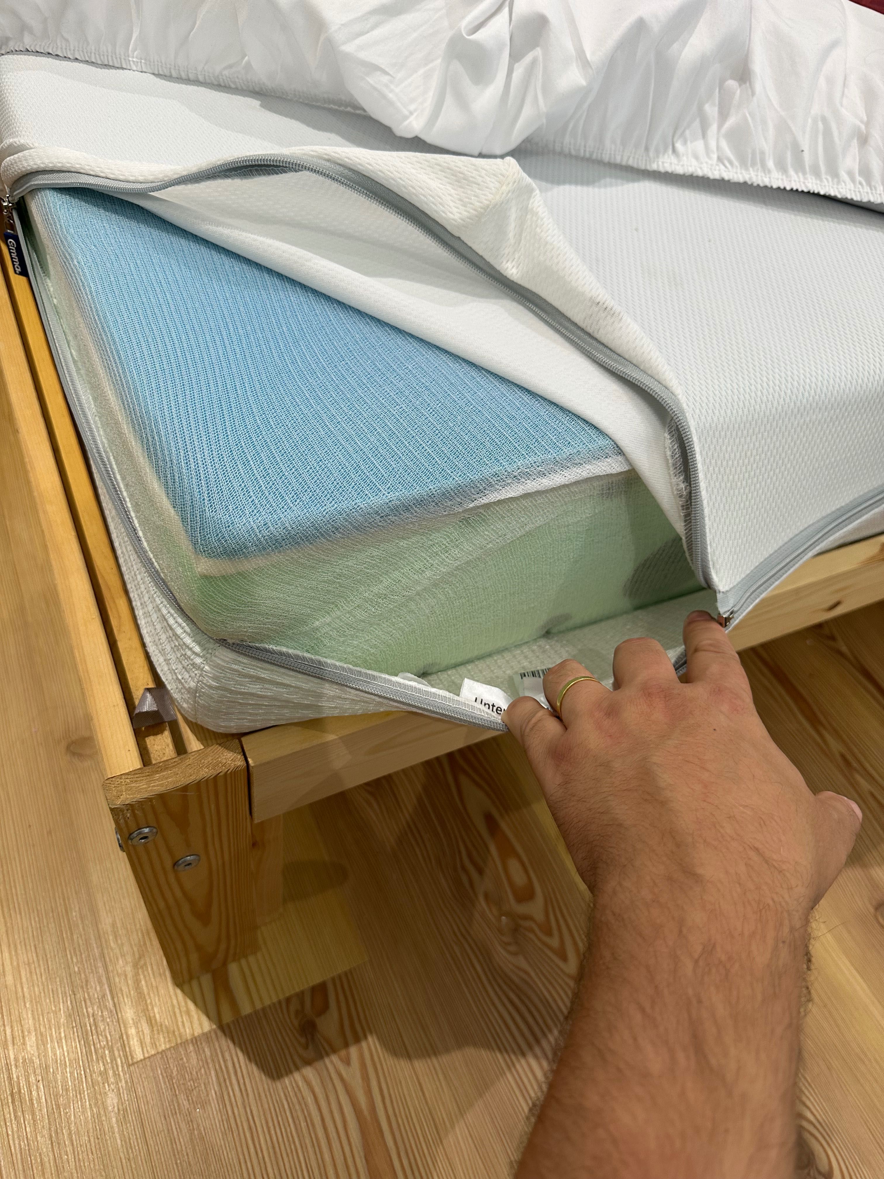 Cama Casal IKEA Neiden 200x140 + Colchão EMMA One [USADO]