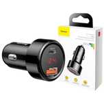 Baseus Szybka Ładowarka samochodowa 45W USB USB-C typ C Samsung iPhone