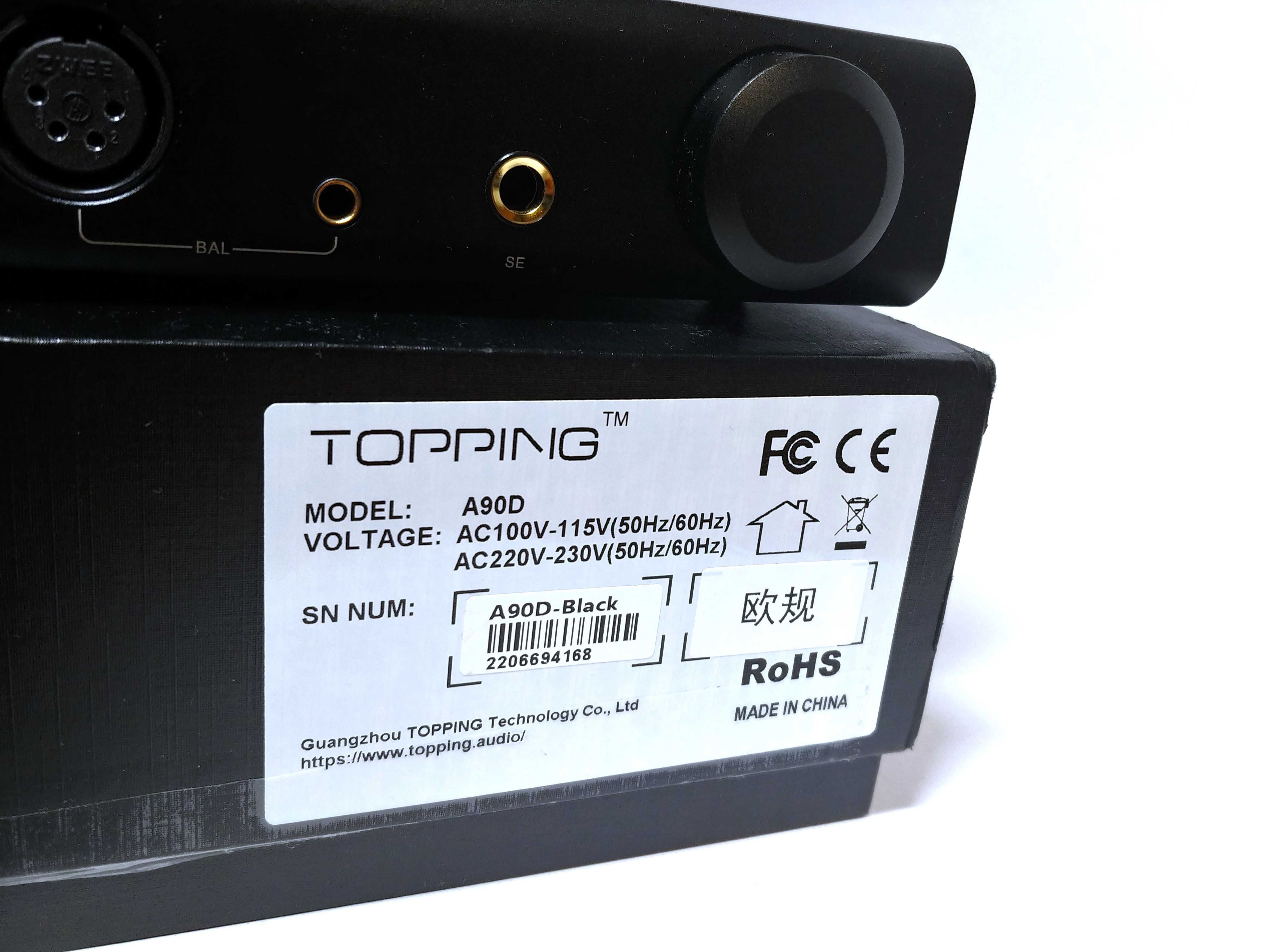 Topping A90D - потужний балансний дискретний підсилювач-бестселлер