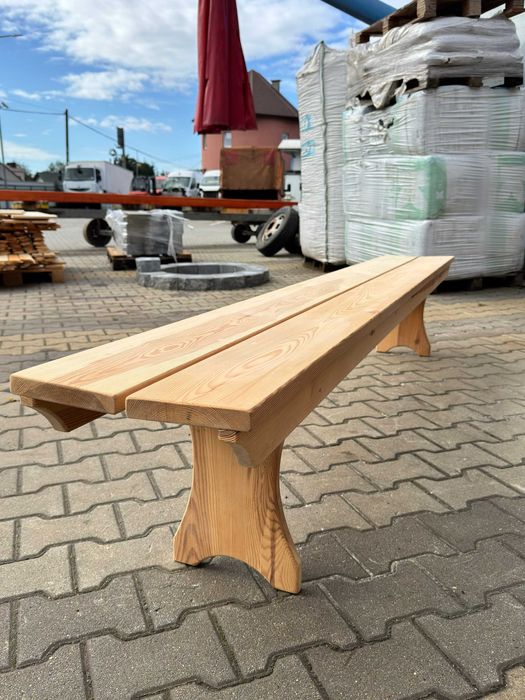 Solidna Ławka Ogrodowa Drewniana [180cm] Nowa Producent - 4 szt.