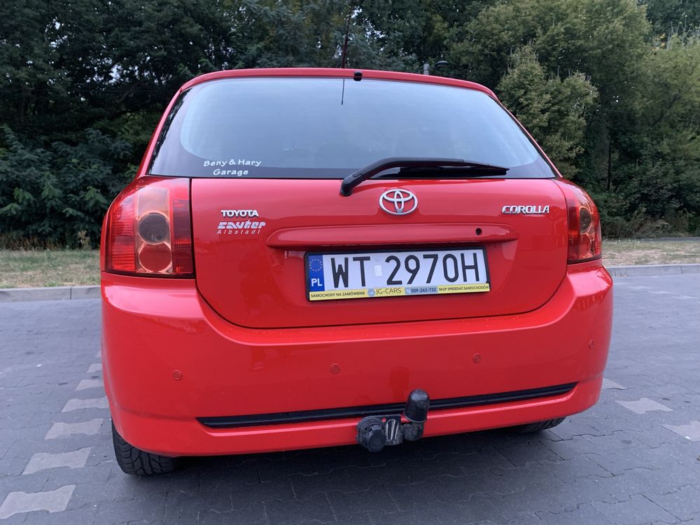 Toyota Corolla E12, 1.6 VVTi, 95 tys km, bogato wyposażona