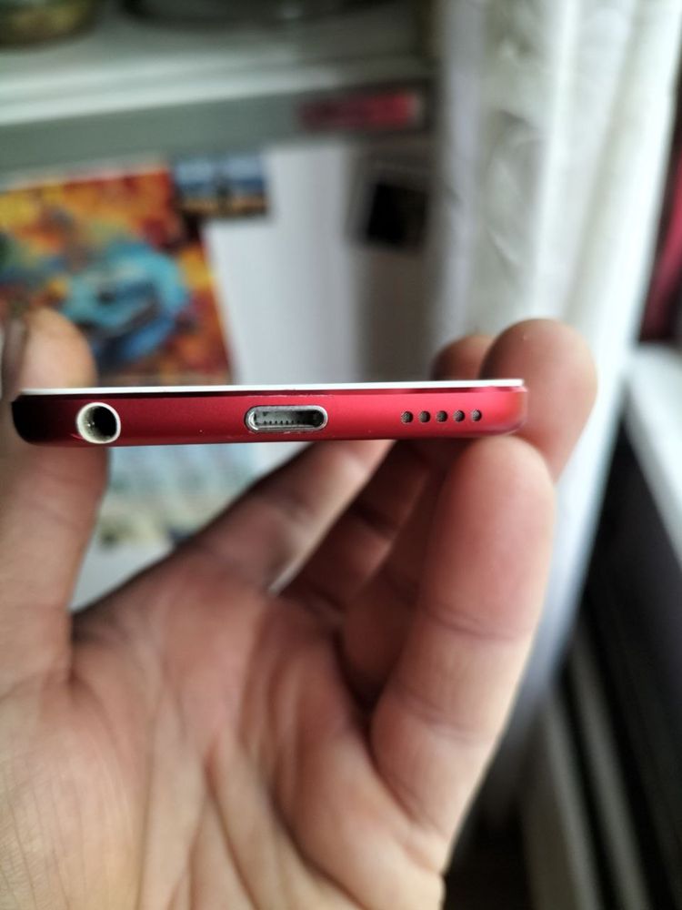 ipod touch 7gen apple red+чехол