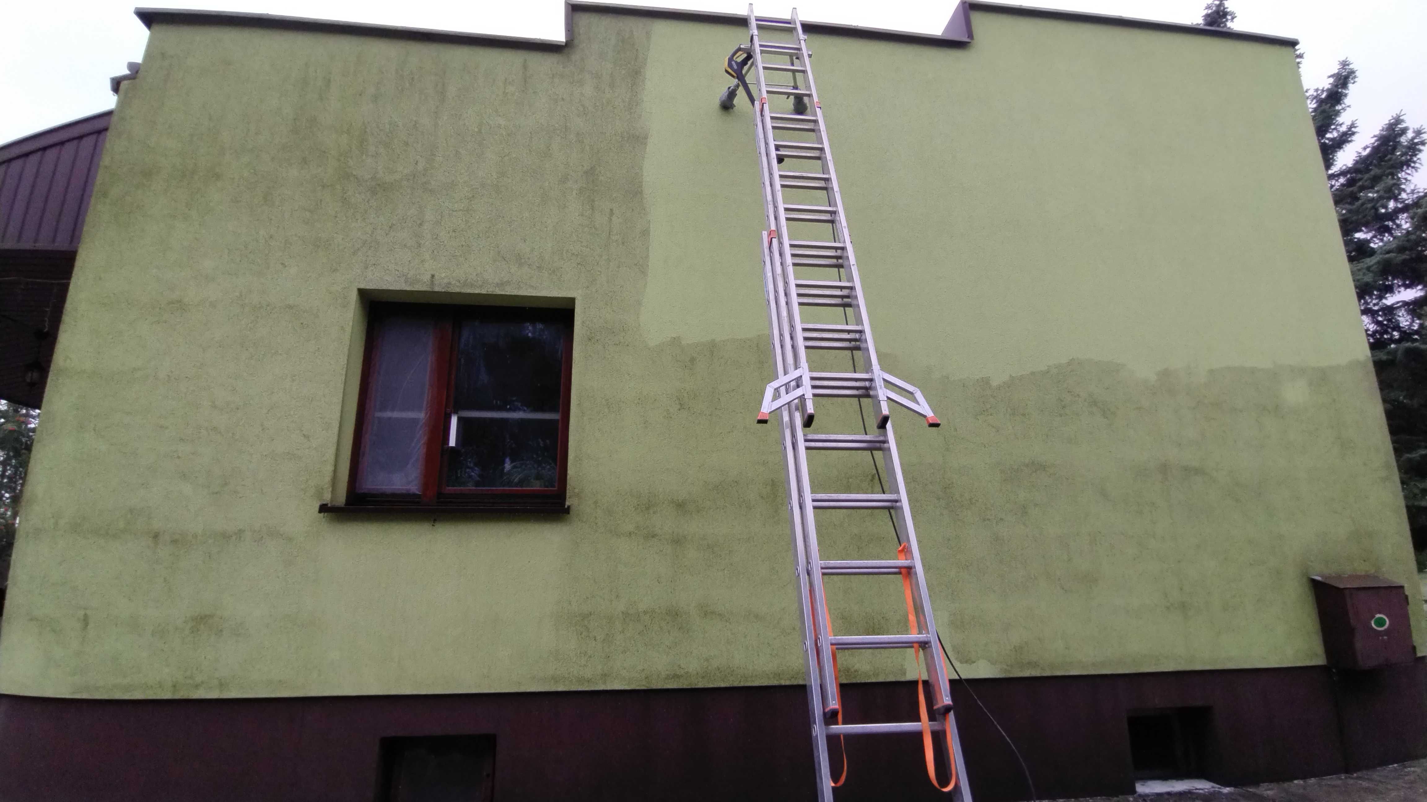 Mycie i czyszczenie elewacji, kostki brukowej, ogrodzeń, tarasów