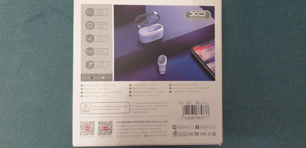 Głośnik bluetooth v5.0 XO BE7