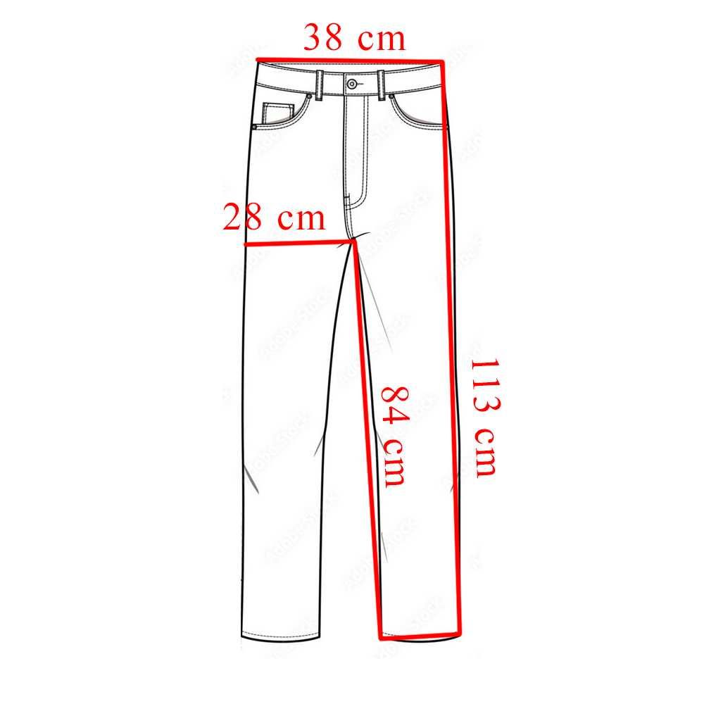Klasyczne męskie spodnie jeansowe VOI Jeans rozmiar 30L