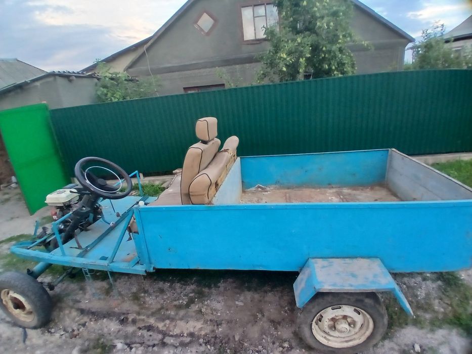 Продам мотоблок переобладнаний під трактор з прицепом  ціна 30 000 грн