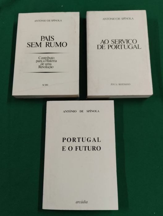 Antonio Spínola 3 livros
