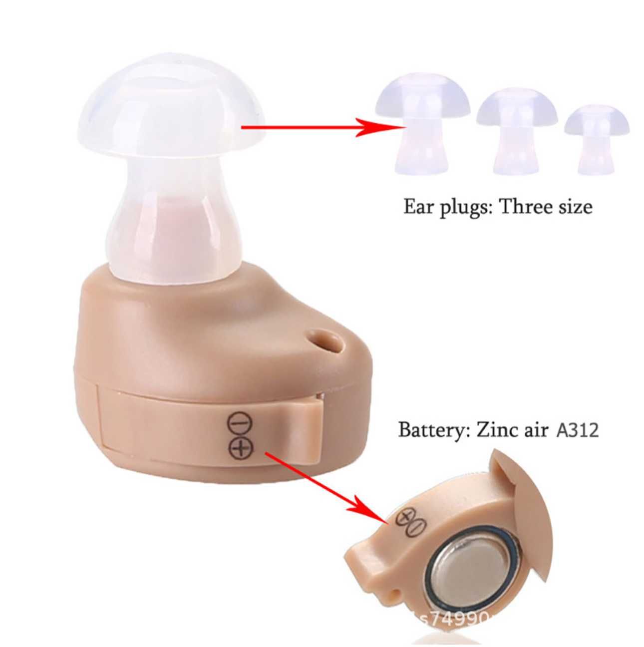ВнутриУшной слуховой аппарат усилитель для слуха Axon K-80 ушей апарат