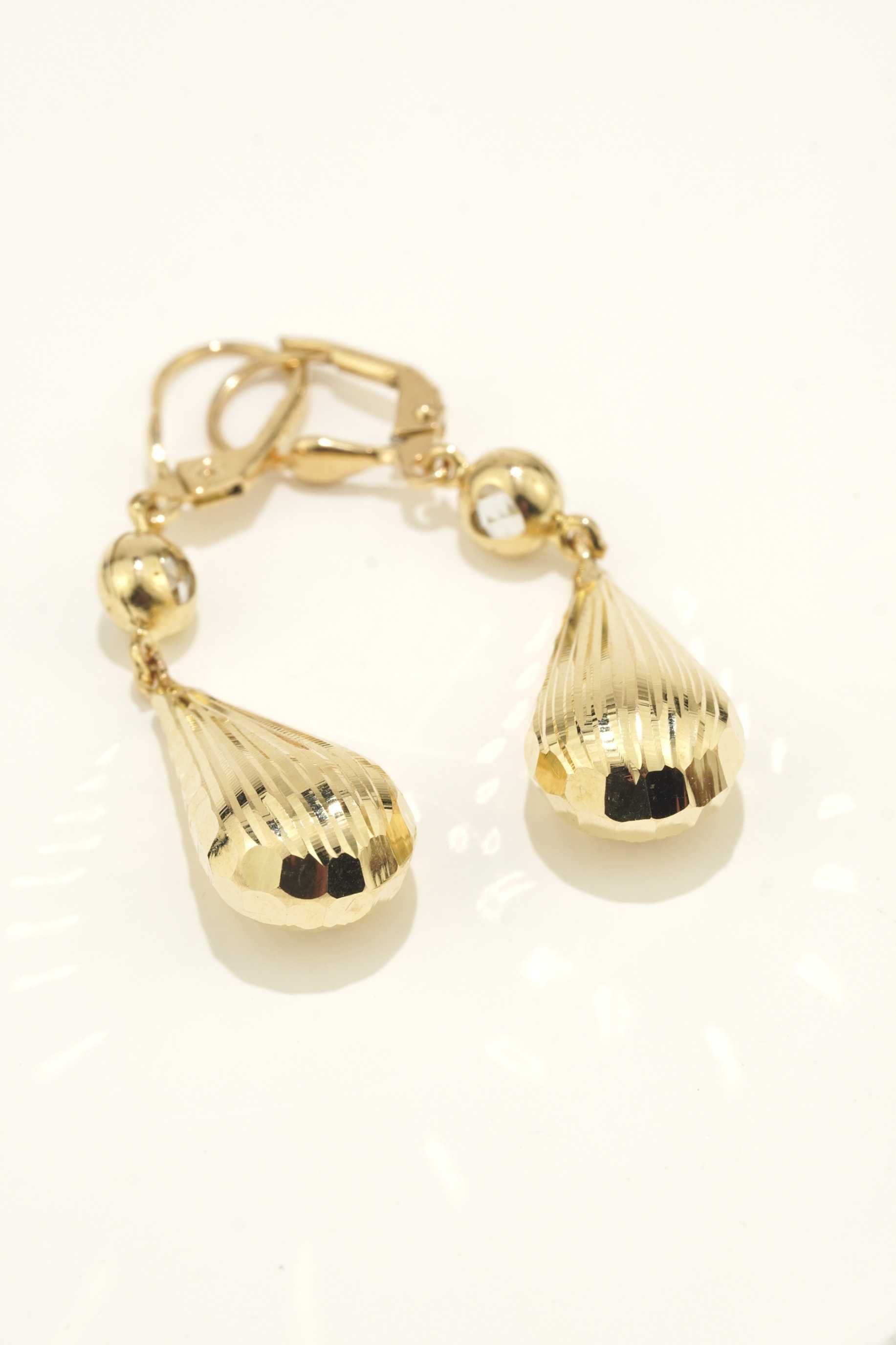 Złote Kolczyki 14K 3,87g