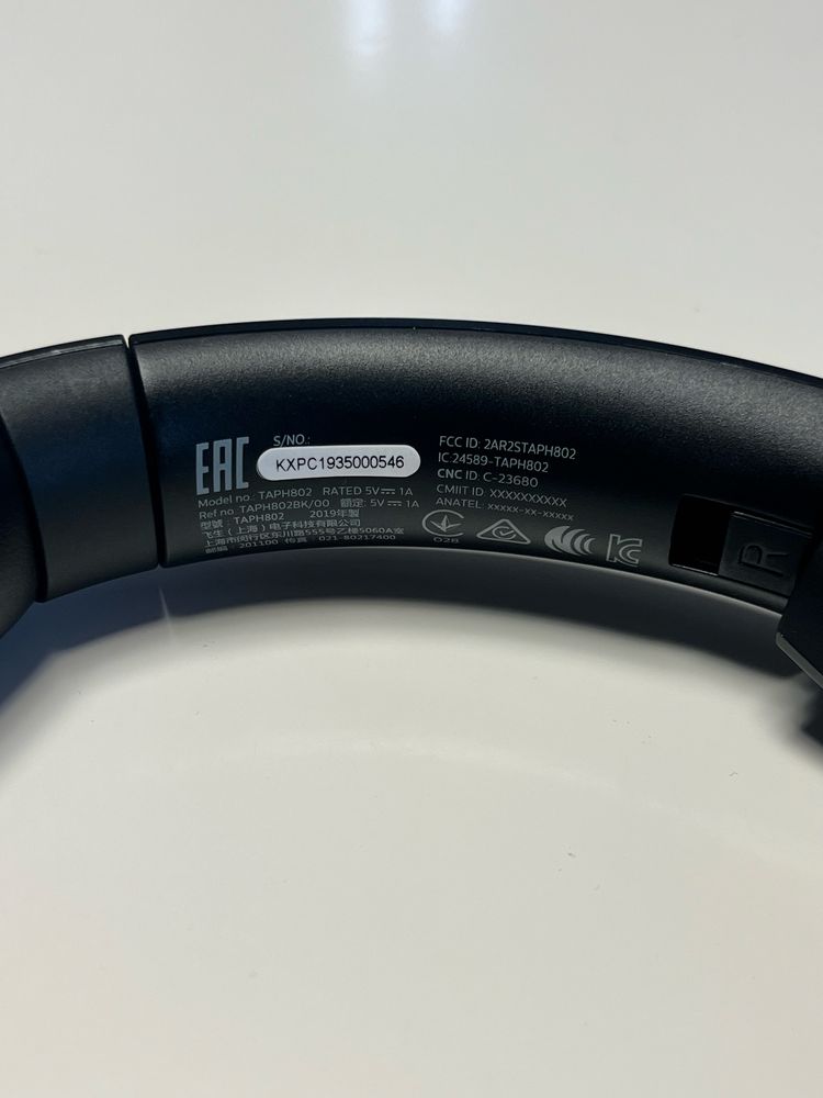 Headphones Philips TAPH802BK