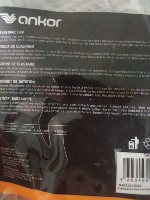 Touca para piscina tam. Junior