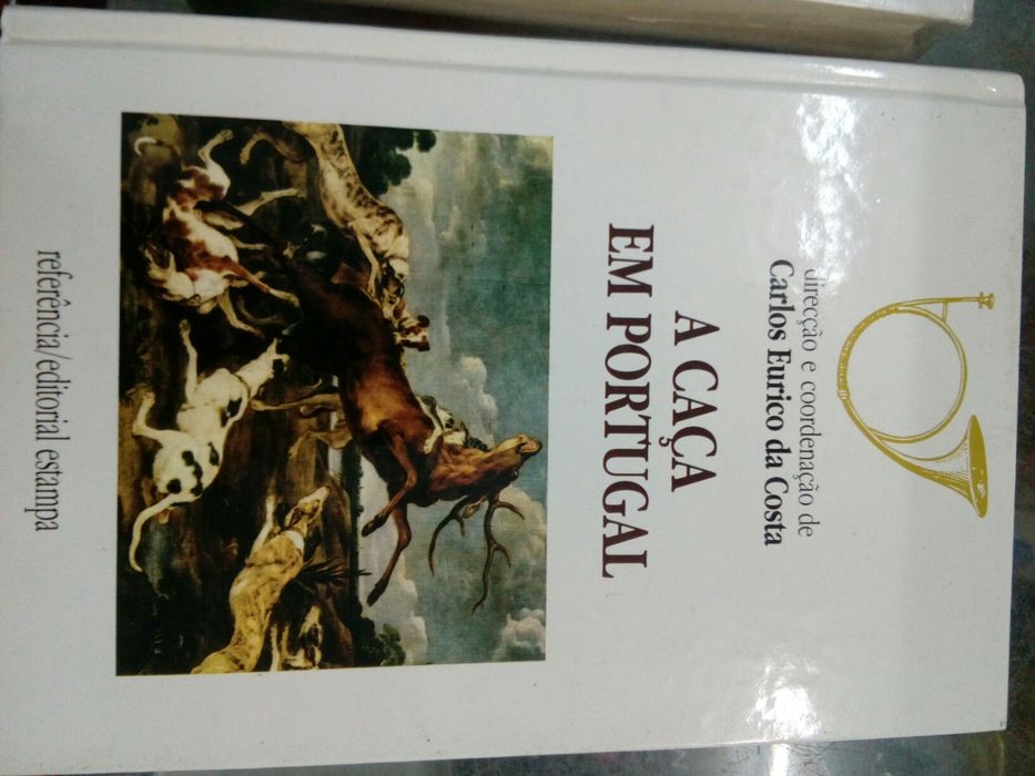 Dois livros tema caça em Portugal novos,quarta edição