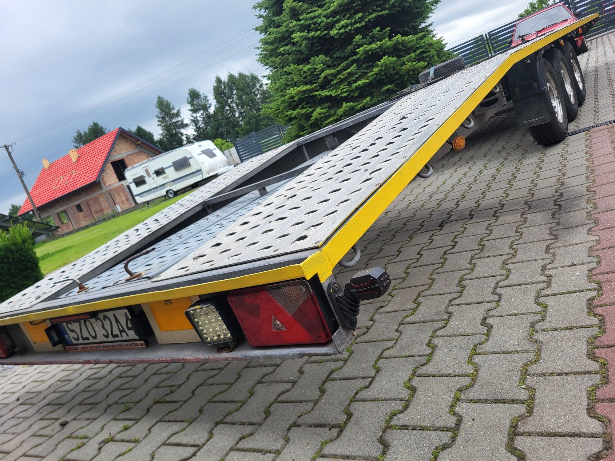 Przyczepa laweta  dmc 3500kg 2017r niewiadow 2 auta