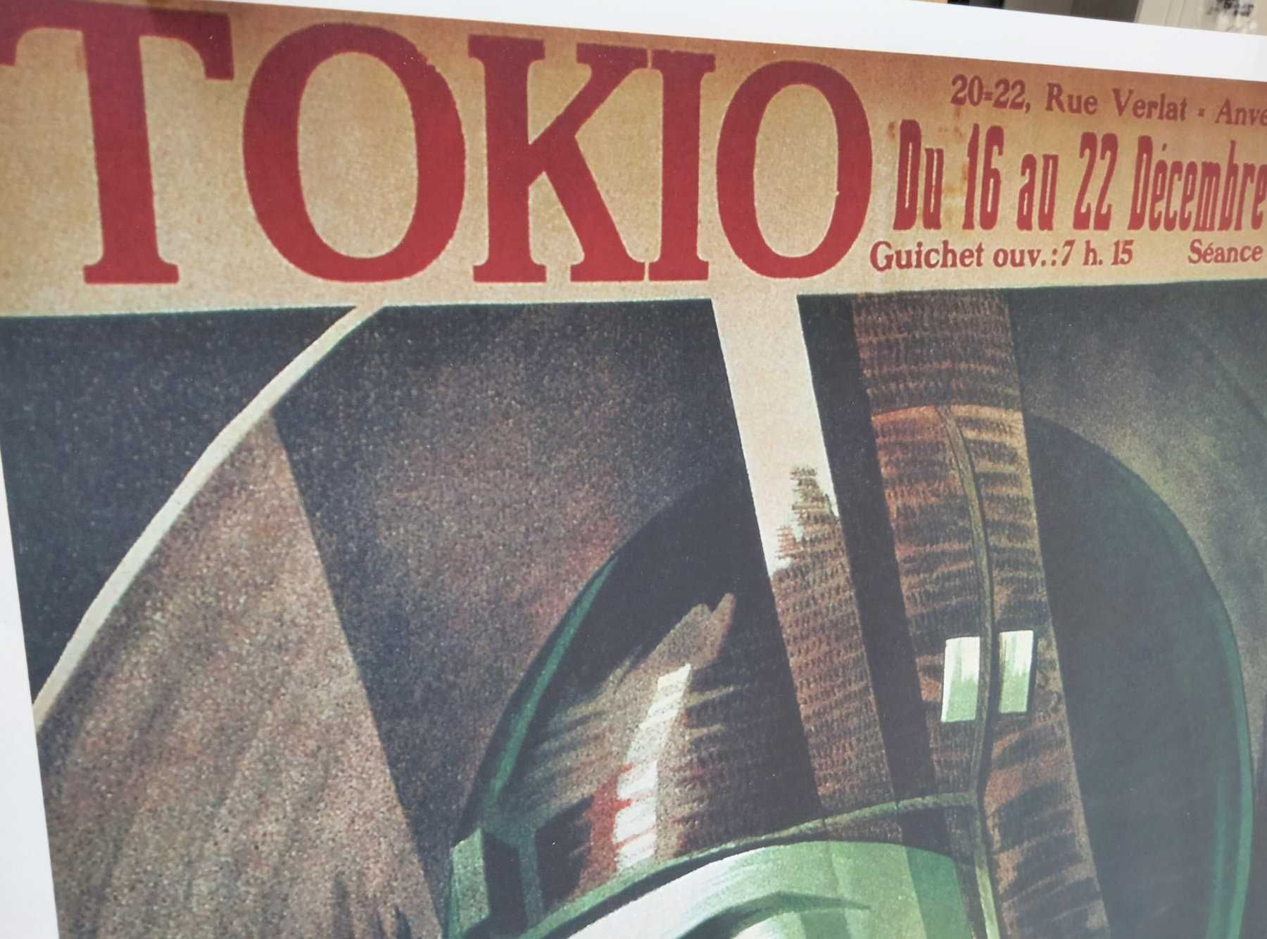 Poster  Metropolis de Fritz Lang  (TOKIO - 1927) art déco