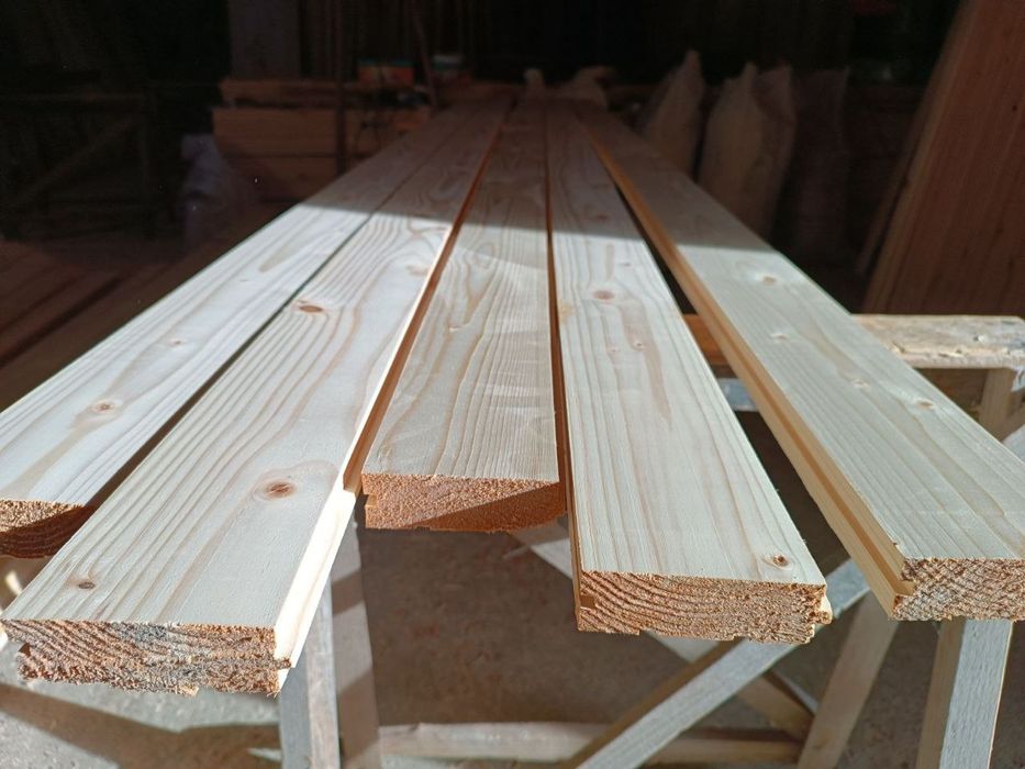 Дерев'яна вагонка, фальшбус, підлогова дошка