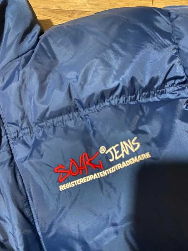 Kurtka zimowa SOHK swag hip-hop jnco mass M/L niebieski streetwear rap
