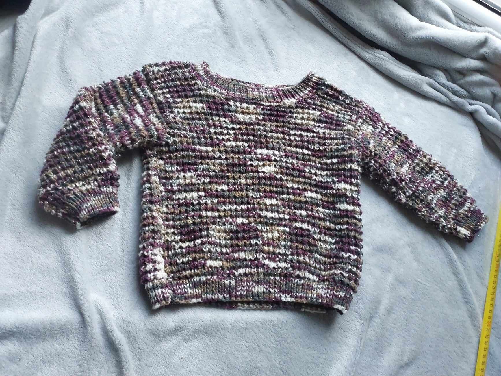 Sweter wełniana- bawełna 104