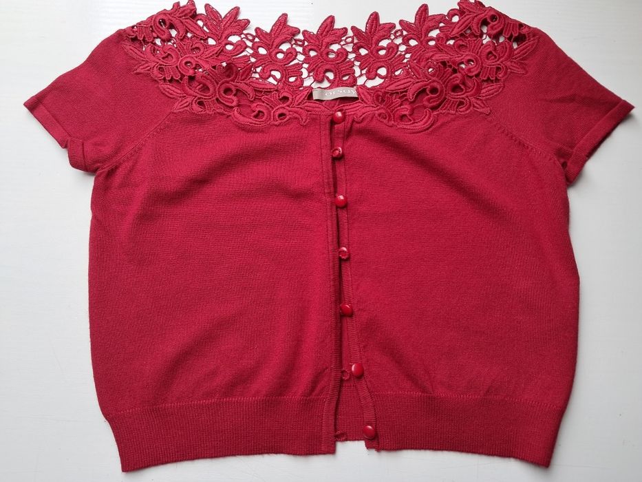 Bolerko ciemnoczerwone k.rekawek r.34"Orsay"nowe.