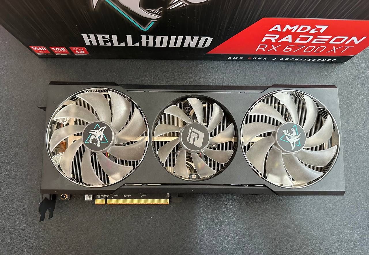 Видеокарта PowerColor AMD Radeon RX6700XT 12gb